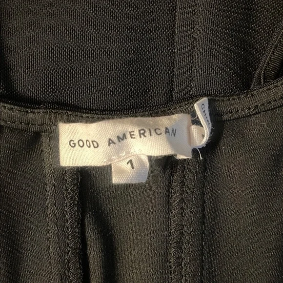 Good American Sleek Black Bodysuit - Picture 3 of 7